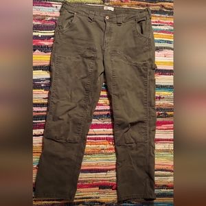 Dickies Mid-Rise Army Green Cargo Pants